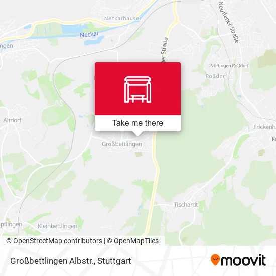Карта Großbettlingen Albstr.