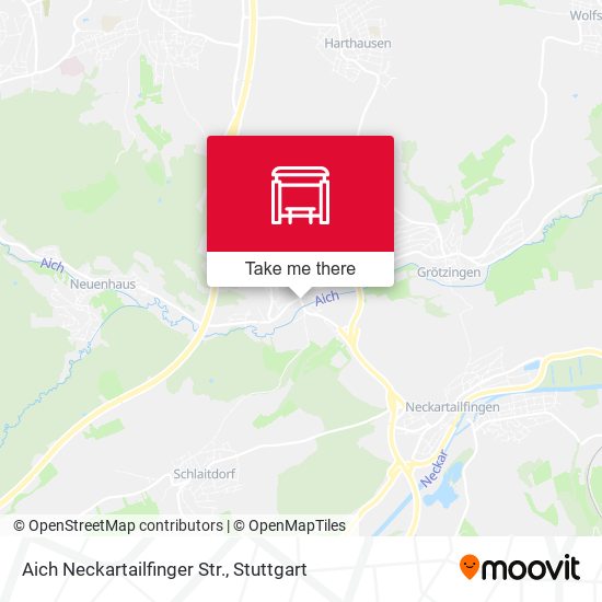 Карта Aich Neckartailfinger Str.