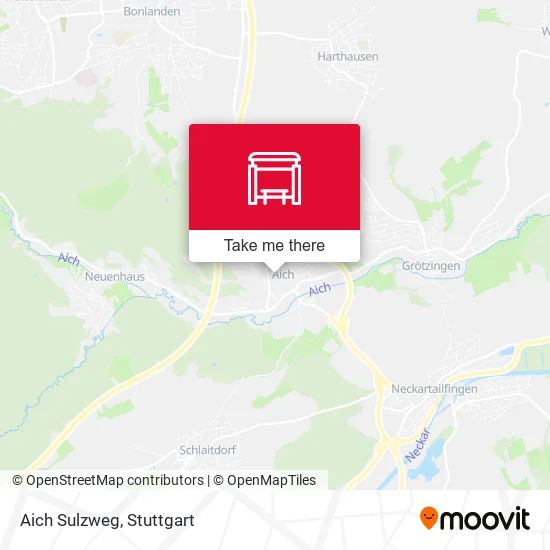 Карта Aich Sulzweg