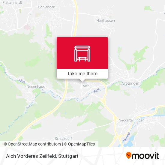 Карта Aich Vorderes Zeilfeld