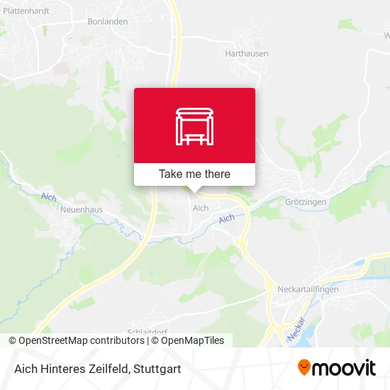 Карта Aich Hinteres Zeilfeld