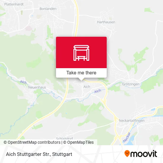 Карта Aich Stuttgarter Str.