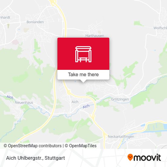 Aich Uhlbergstr. map