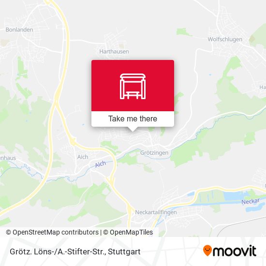 Grötz. Löns-/A.-Stifter-Str. map