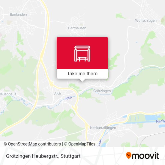 Grötzingen Heubergstr. map