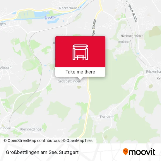 Карта Großbettlingen am See