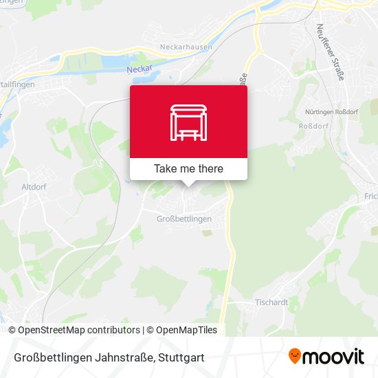 Großbettlingen Jahnstraße map