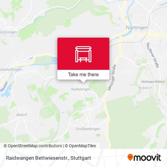 Raidwangen Bettwiesenstr. map