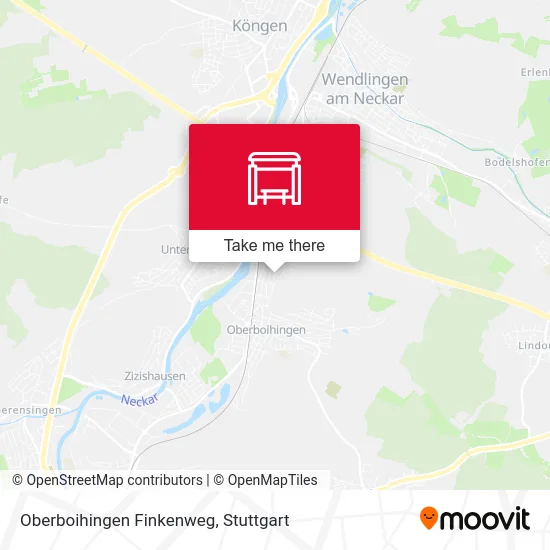 Карта Oberboihingen Finkenweg