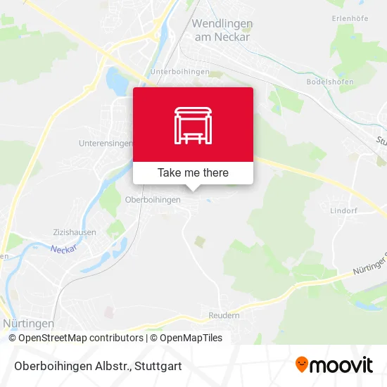 Карта Oberboihingen Albstr.