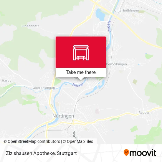 Карта Zizishausen Apotheke