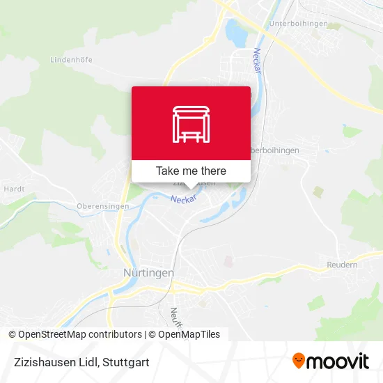 Карта Zizishausen Lidl