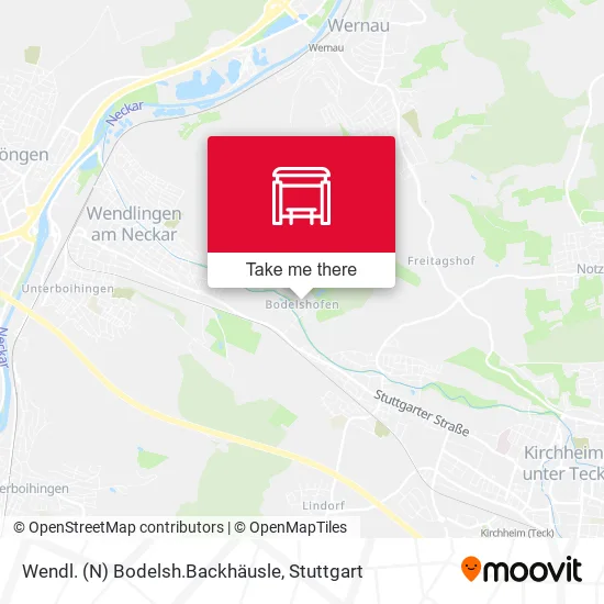 Карта Wendl. (N) Bodelsh.Backhäusle