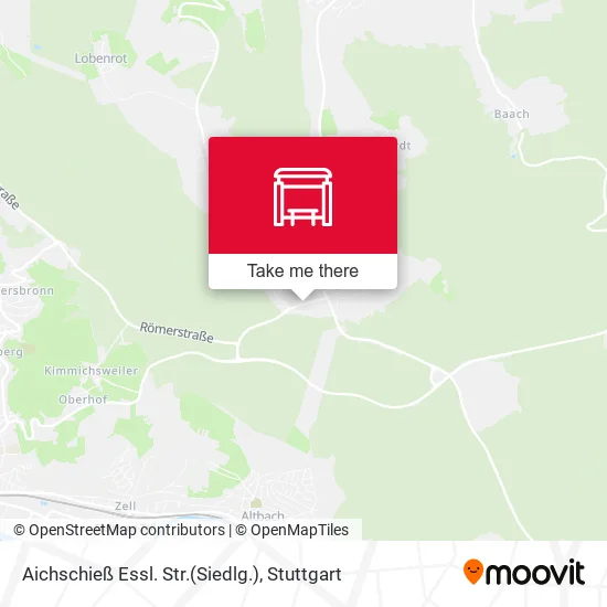 Карта Aichschieß Essl. Str.(Siedlg.)