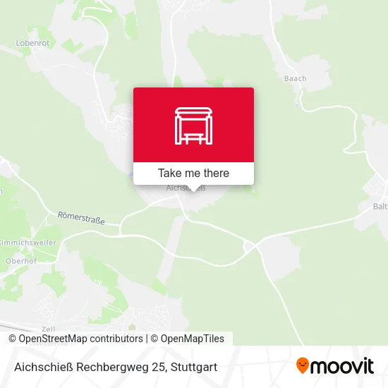Карта Aichschieß Rechbergweg 25