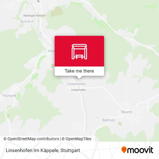 Linsenhofen Im Käppele map