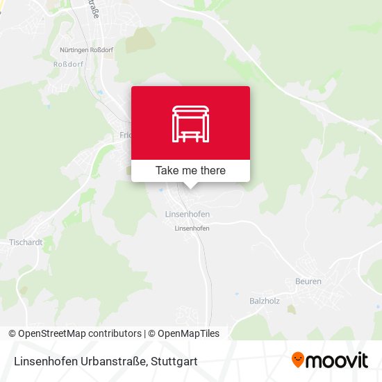 Linsenhofen Urbanstraße map