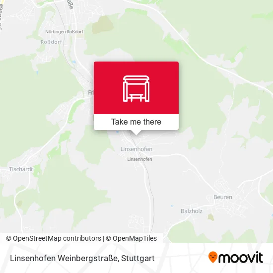Карта Linsenhofen Weinbergstraße