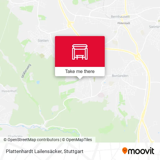Карта Plattenhardt Lailensäcker
