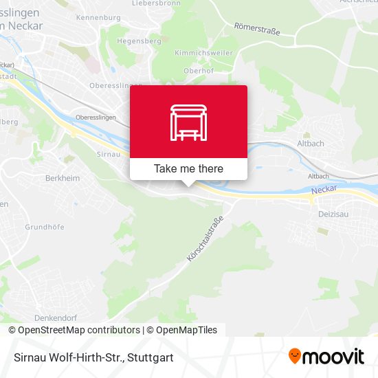 Sirnau Wolf-Hirth-Str. map