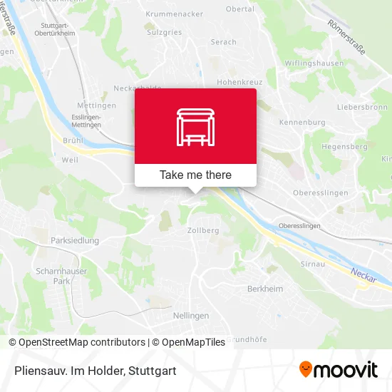 Карта Pliensauv. Im Holder