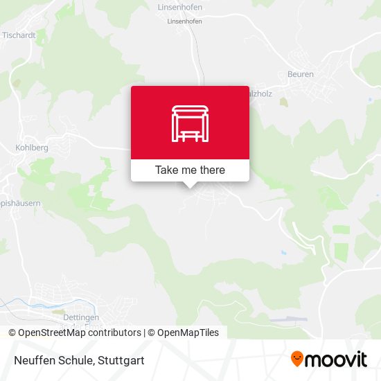 Neuffen Schule map