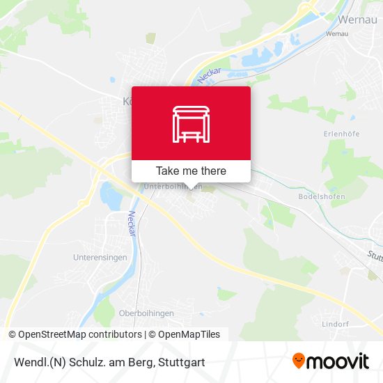Карта Wendl.(N) Schulz. am Berg