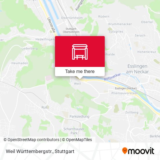 Карта Weil Württembergstr.