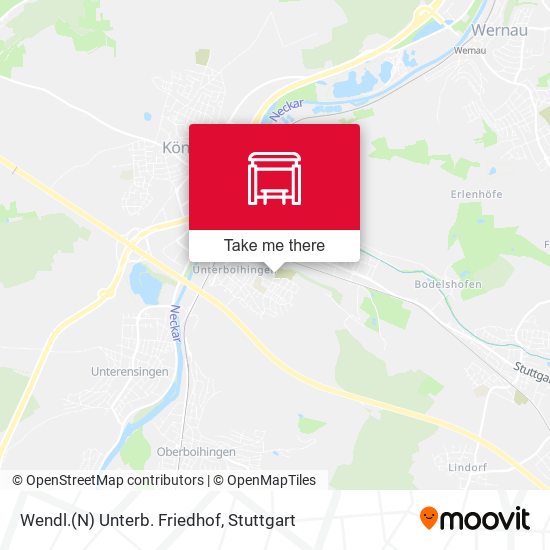 Карта Wendl.(N) Unterb. Friedhof