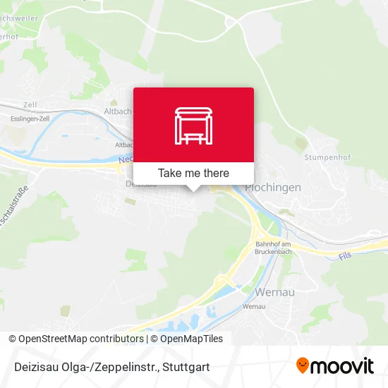 Карта Deizisau Olga-/Zeppelinstr.