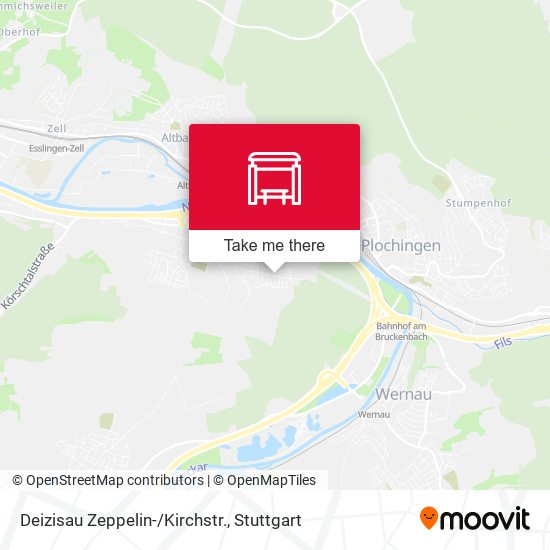 Deizisau Zeppelin-/Kirchstr. map