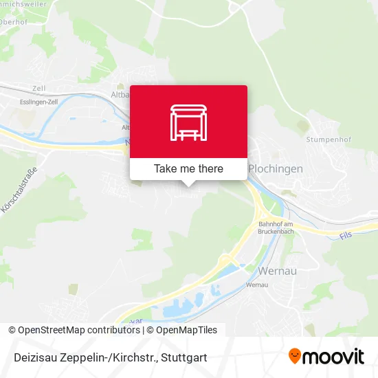 Карта Deizisau Zeppelin-/Kirchstr.