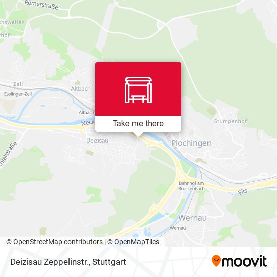 Карта Deizisau Zeppelinstr.