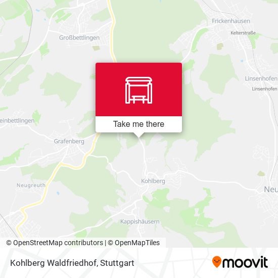 Kohlberg Waldfriedhof map