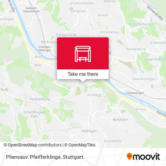 Карта Pliensauv. Pfeifferklinge