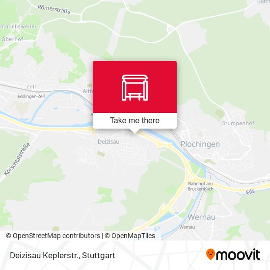 Карта Deizisau Keplerstr.