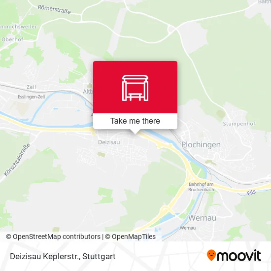 Карта Deizisau Keplerstr.