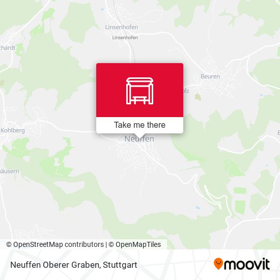 Карта Neuffen Oberer Graben
