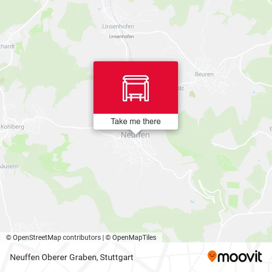 Карта Neuffen Oberer Graben