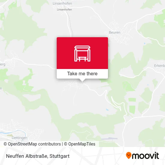 Neuffen Albstraße map