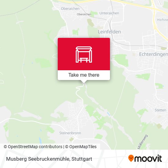 Musberg Seebruckenmühle map