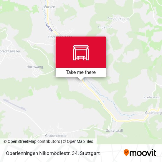 Oberlenningen Nikomödiestr. 34 map