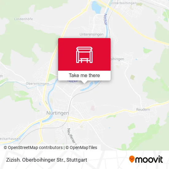 Карта Zizish. Oberboihinger Str.
