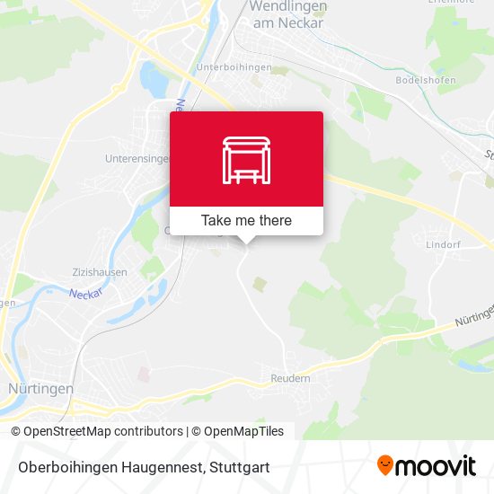 Карта Oberboihingen Haugennest
