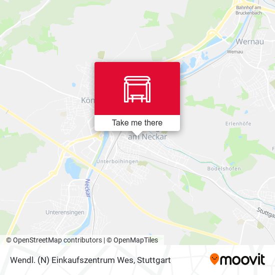 Wendl. (N) Einkaufszentrum Wes map