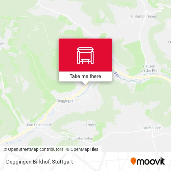 Карта Deggingen Birkhof