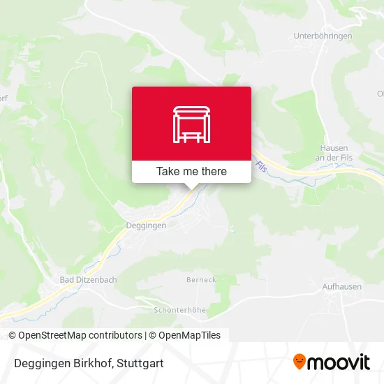 Карта Deggingen Birkhof