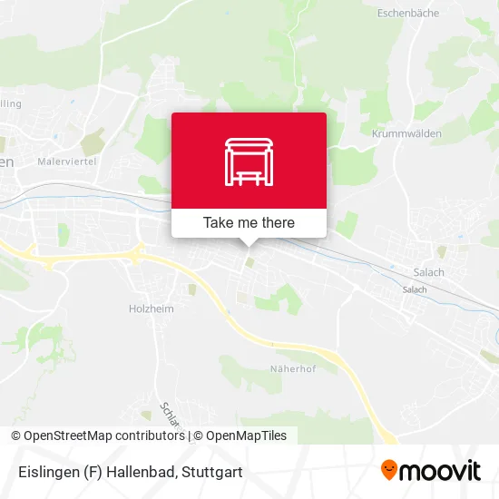 Карта Eislingen (F) Hallenbad