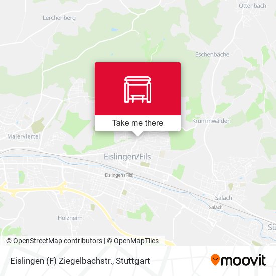 Eislingen (F) Ziegelbachstr. map