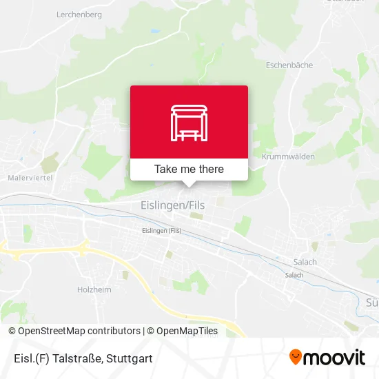 Карта Eisl.(F) Talstraße